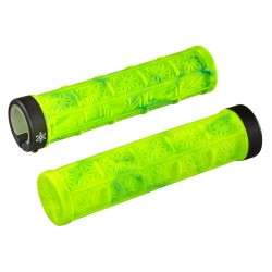Mansoane SUPACAZ Grizips - Splash - galben neon/albastru neon Mansoane SUPACAZ Grizips - Splash - galben neon/albastru neon