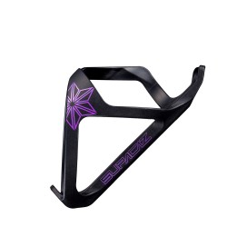 Suport bidon SUPACAZ Tron - incarcare laterala (Plastic) - mov neon Suport bidon SUPACAZ Tron - incarcare laterala (Plastic) - mov neon