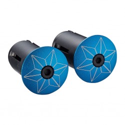 Capac ghidon SUPACAZ Star - albastru (anodized) Capac ghidon SUPACAZ Star - albastru (anodized)