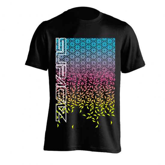 Tricou SUPACAZ - Star Fade - Albastru neon/Roz neon/Galben neon L Tricou SUPACAZ - Star Fade - Albastru/Roz/Galben L
