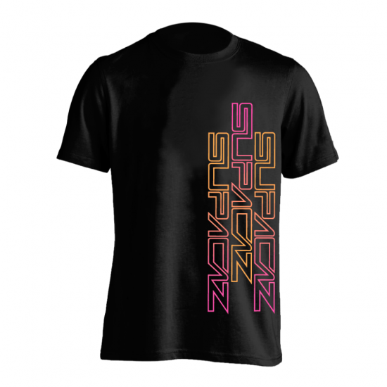 Tricou SUPACAZ - Str8 Up - Verde neon/Mov neon XL Tricou SUPACAZ - Str8 Up - Verde/Mov XL