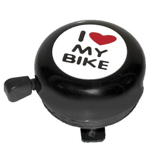 Sonerie Metal I LOVE MY BIKE Negru