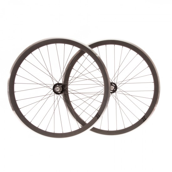 Set Roti Single Speed/Fixie SXT 700-32H 40 mm Negru