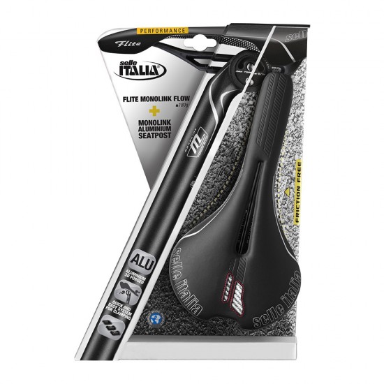 Sa Selle Italia Combo FLITE monolink flow 31 6 alu AM negru Sa Selle Italia Combo FLITE monolink flow 31 6 aluminiu AM negru