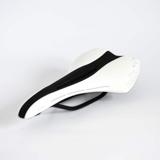 Sa Selle Italia SL Flow manganese alb-negru lucios 233g Sa Selle Italia SL Flow manganese alb-negru lucios 233g