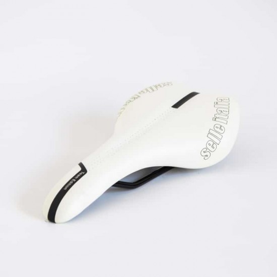 Sa Selle Italia Team Edition Fec Alloy alb-negru 267g
