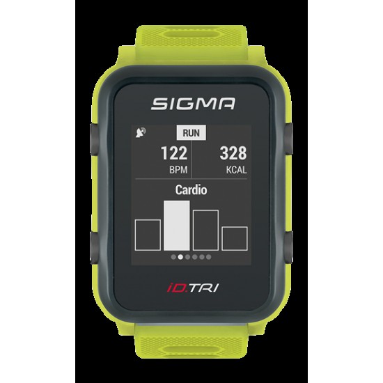 Pulsometru SIGMA iD.TRI neon verde Ceas sport SIGMA iD.TRI neon verde
