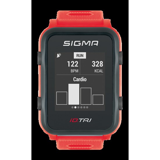 Pulsometru SIGMA iD.TRI neon roșu Pulsometru SIGMA iD.TRI neon roșu