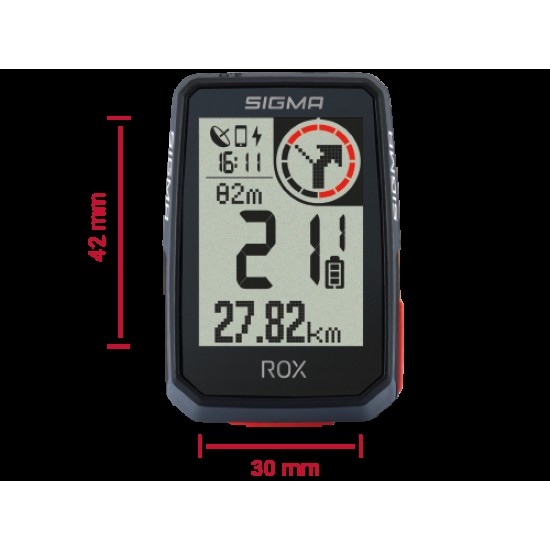 Computer SIGMA ROX 2.0 GPS negru Computer SIGMA ROX 2.0 GPS negru - 01050