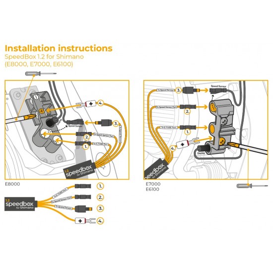 SpeedBox 1.2 pentru Shimano E8000 E7000 E6100 E5000 SpeedBox 1.2 pentru Shimano E8000 E7000 E6100 E5000