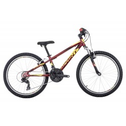 Bicicleta Sprint Hat Trick 20 Visiniu/Verde Bicicleta Sprint Hat Trick 20 Visiniu/Verde