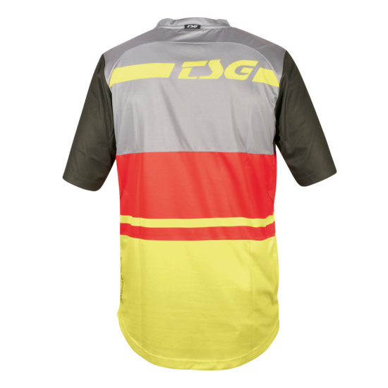 Tricou TSG SP5 S/S - Red Limeyellow XL Tricou TSG SP5 S/S - Red Limeyellow XL