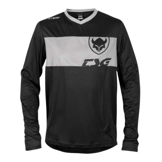 Tricou TSG Waft L/S - Black Grey S Tricou TSG Waft L/S - Black Grey S