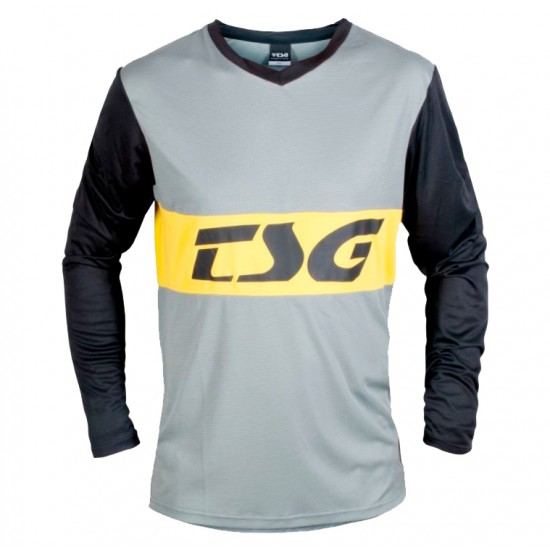 Tricou TSG Walf L/S - Grey Black S Tricou TSG Walf L/S - Grey Black S