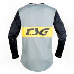 Tricou Ciclism TSG Walf (L/S) - Grey Black L