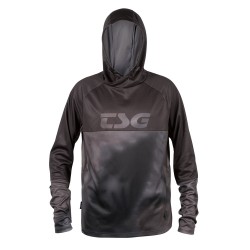 Tricou Ciclism TSG Trackz (L/S) - Black L
