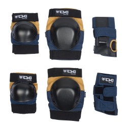 Set protectii TSG Basic - Night Blue/Dusk Yellow S