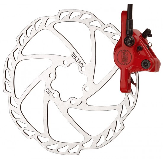 Frână Disc TEKTRO AURIGA PRO 160 mm rotor spate Frână Disc TEKTRO AURIGA PRO 160 mm rotor spate