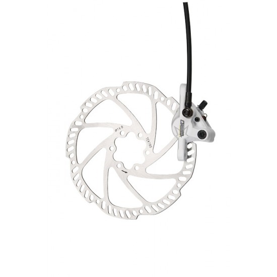 Frână Disc TEKTRO ORION spate alb 160 mm rotor