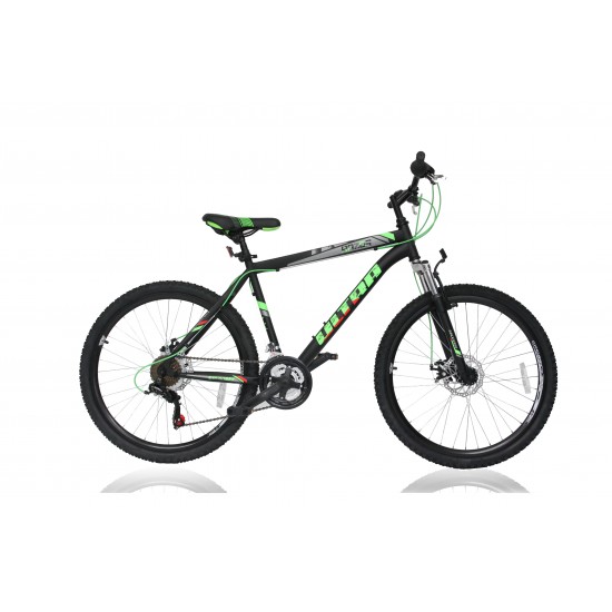 Bicicleta ULTRA Razor 26" negru/verde 520mm Bicicleta ULTRA Razor 26 negru/verde 520mm