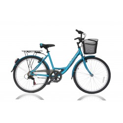 Bicicleta ULTRA Riviera CTB 26'' aluminiu Alb 460mm Bicicleta ULTRA Riviera CTB 26'' aluminiu Alb 460mm