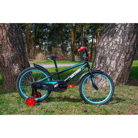 Bicicleta copii mtb ULTRA Kidy 20 C-Brake Negru Mat | 6-8 ani Bicicleta copii mtb ULTRA Kidy 20 C-Brake Negru Mat | 6-8 ani