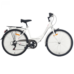 Bicicleta ULTRA Tonus CTB 26'' alb 460mm Bicicleta ULTRA Tonus CTB 26'' alb 460mm