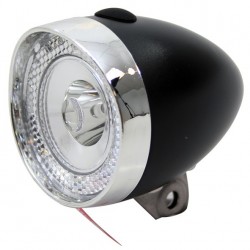 Far fata Union UN-4955 negru cu baterii 1 led AM Far fata Union UN-4955 negru cu baterii 1 led AM