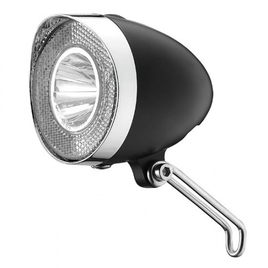 Far Union Clasic pe dinam cu led 20 lux Negru