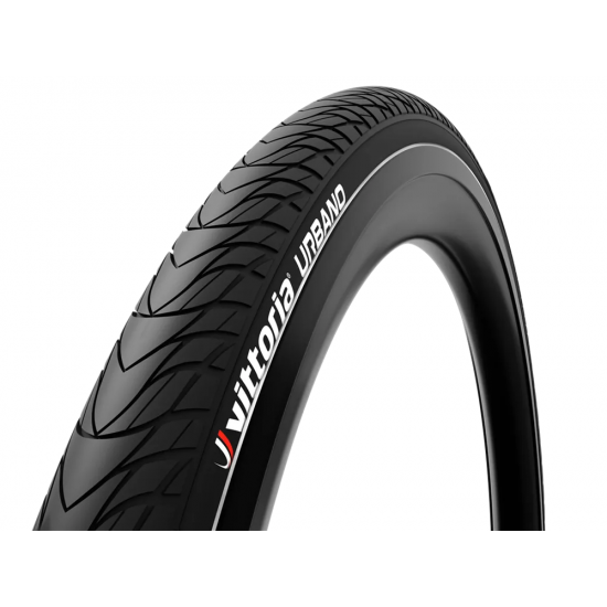 Anvelopa VITTORIA Urbano 700x35C(37-622) Negru 887g Rigid Anvelopa VITTORIA Urbano 700x35C(37-622) Negru 887g Rigid - banda reflectorizanta