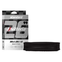 Camera Standard VITTORIA 26x1.95/2.50 AV Schrader 48mm Camera Standard VITTORIA 26x1.95/2.50 AV Schrader 48mm