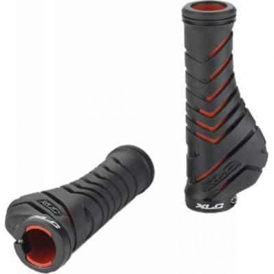 Mansoane XLC Ergonomic lock-on GR-S30 130 mm black/red Mansoane XLC Ergonomic lock-on GR-S30 130 mm black/red