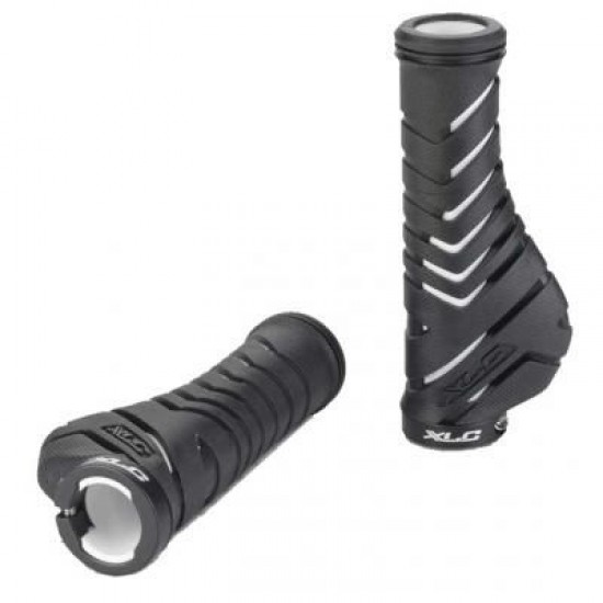 Mansoane XLC Ergonomic lock-on GR-S30 130 mm black/white