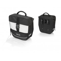 Geanta portbagaj XLC single fata/spate Traveller BA-S67 black/anthracite, 34x30x13cm, ap.13 litrii