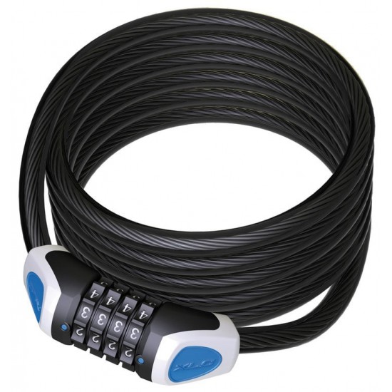 Lacat spiral cu cifru XLC RonaldBiggs 10mm/1850mm Lacat spiral cu cifru XLC Ronald Biggs 10mm/1850mm