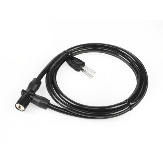 Lacat spiral cu cifru XLC 180cm x 8mm black min PU 10