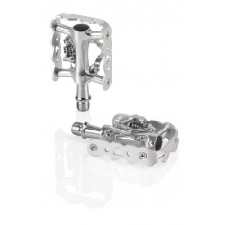 Pedale XLC PD-S20 double-sided silver SPD-comp.OE-packed
