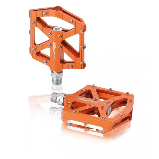 Pedale XLC MTB/Trekking Pedal PD-M12 aluminiu orange
