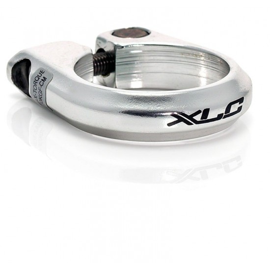 Colier pt tija de sa XLC Road PC-B01 Alu 31.8mm silver w. Sock. Colier pentru tija de sa XLC Road PC-B01 aluminiu 31.8mm silver w. Sock.