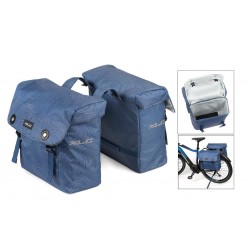 Geanta portbagaj XLC Luxus blue fingerprint 32x34x15cm 33l