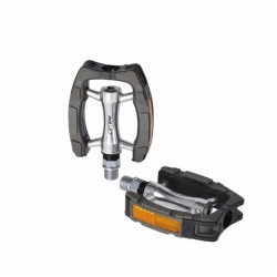 Pedale XLC City/Comfort PD-C14 black-silver-grey aluminiu/plastic Pedale XLC City/Comfort PD-C14 black-silver-grey aluminiu/plastic