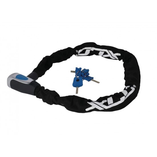 Lacat cu lant XLC Cosa Nostra plus 10mm/1 000mm security level 9 Lacat cu lant XLC Cosa Nostra plus 10mm/1 000mm security level 9