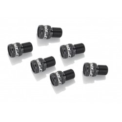 Breloc XLC cu adaptor valva SV la DV/ PV black/black 10 bucati/set