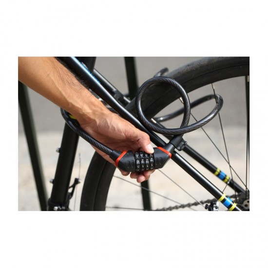 Incuietoare cablu ZEFAL K-Traz C6 12mm - cifru Incuietoare Cablu ZEFAL K-Traz C6 Cifru 12mm/180cm - Black