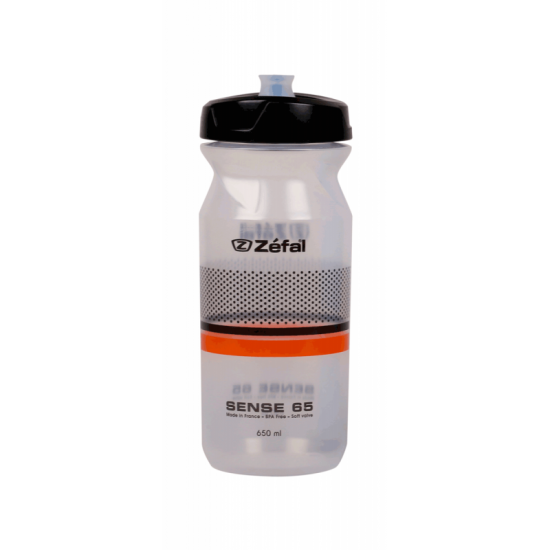 Bidon ZEFAL Sense M65 Soft-Cap 650 ml - Transparent