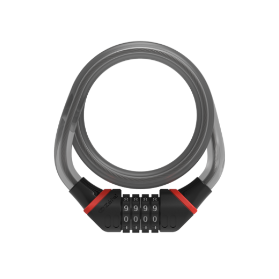Incuietoare Cablu ZEFAL K-Traz C9 Cifru 15mm/185cm - Grey/Black