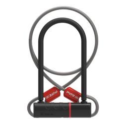 Incuietoare U ZEFAL K-Traz U11 11mm + Cablu 10mm/120cm - Grey/Black