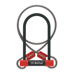 Incuietoare U ZEFAL K-Traz U13 13mm + Cablu 10mm/120cm - Grey/Black