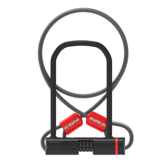 Incuietoare U ZEFAL K-Traz U13 cu cifru + cablu Incuietoare U ZEFAL K-Traz U13 Cifru 13mm + Cablu 10mm/120cm - Grey/Black