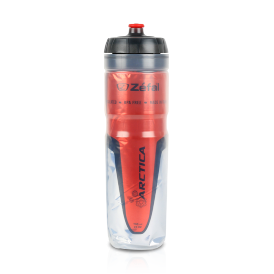 Bidon ZEFAL Arctica 750ml - izolat termic Rosu Bidon ZEFAL Arctica 75 Grip-Cap 750ml izolat termic - Red
